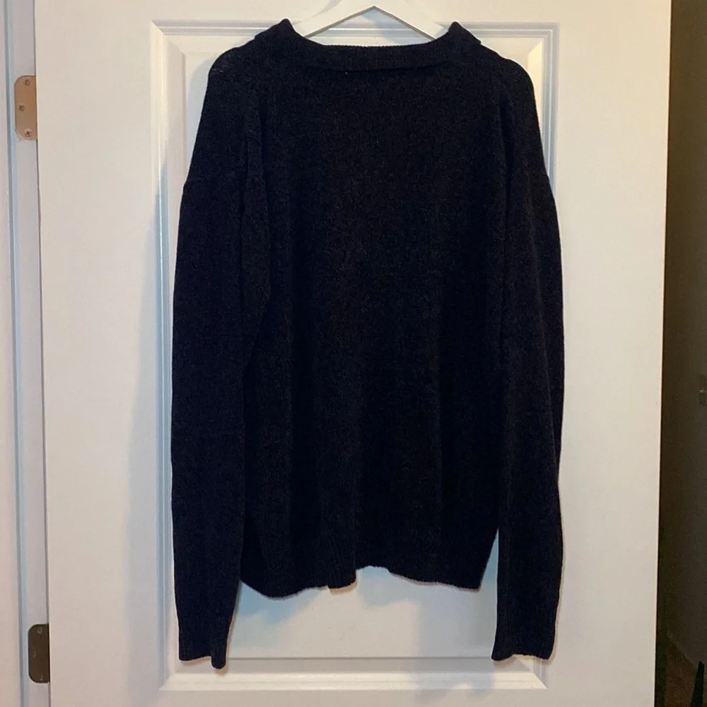 Men's Knightsbridge Navy Blue Sweater - medium - Picture 5 of 5
